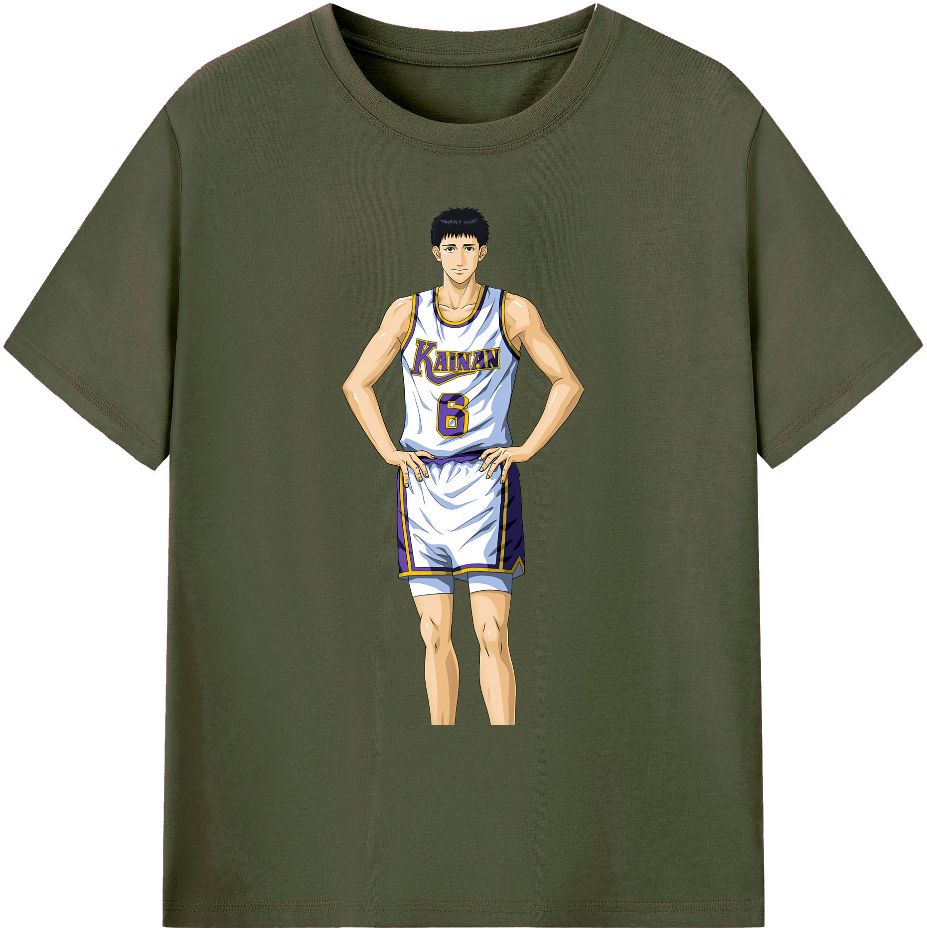 （画像用） SLAM DUNK／スラムダンク 綿100％ メンズ半袖Tシャツ｜肌触りやわらか＆通気性